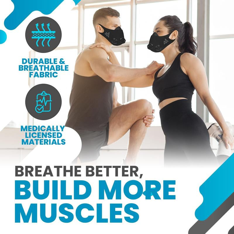 2.0 Turn Flow Resistance Mask - Elevate Your Fitness with High Altitude Training!