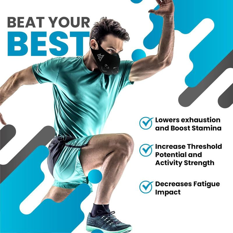 2.0 Turn Flow Resistance Mask - Elevate Your Fitness with High Altitude Training!