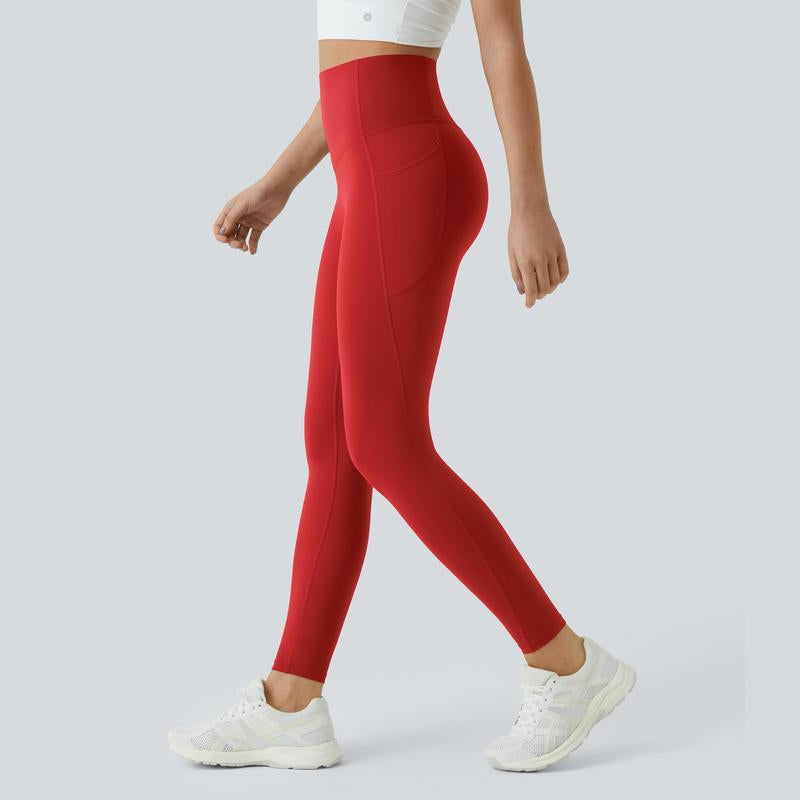 High-Waisted Tummy Control Ultrasculpt Leggings with Side Pockets