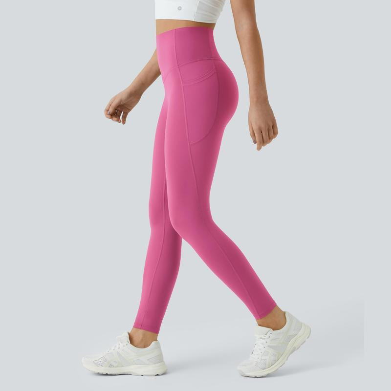 High-Waisted Tummy Control Ultrasculpt Leggings with Side Pockets
