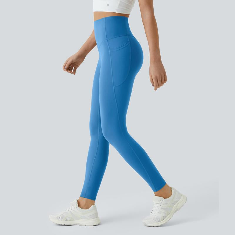 High-Waisted Tummy Control Ultrasculpt Leggings with Side Pockets