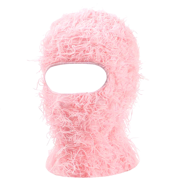 Full Face Cover Ski Mask Hat Balaclava Distressed Knitted Beanie Camouflage Men Hat Women Winter Warm Windproof Bicycle Neck Hat
