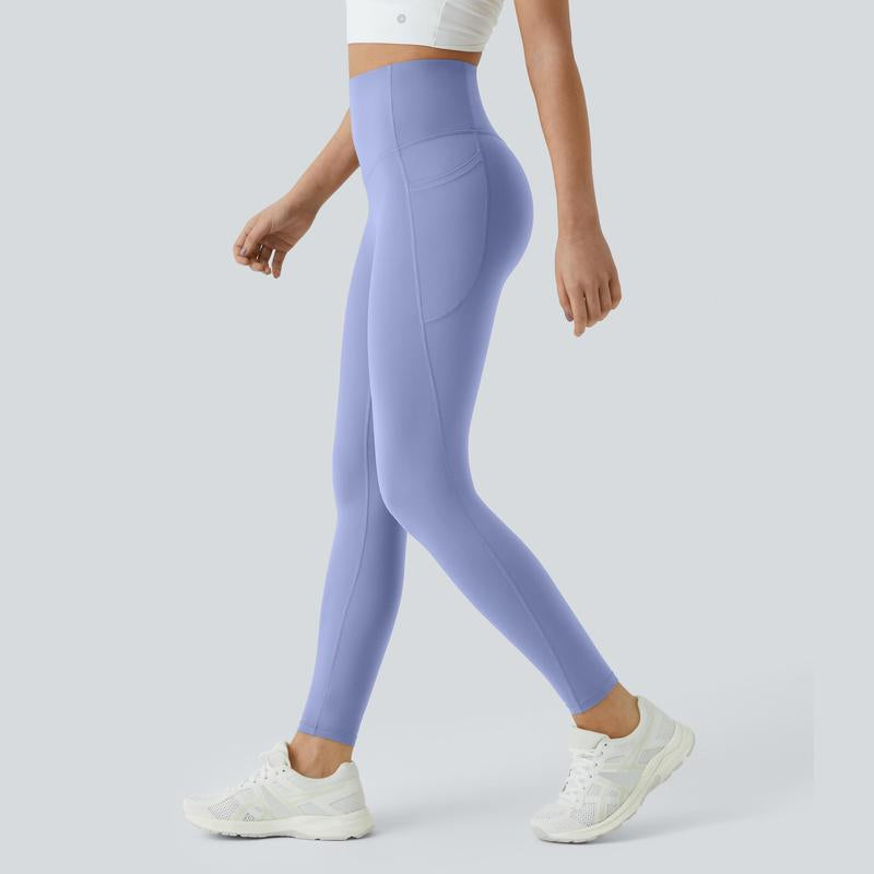 High-Waisted Tummy Control Ultrasculpt Leggings with Side Pockets