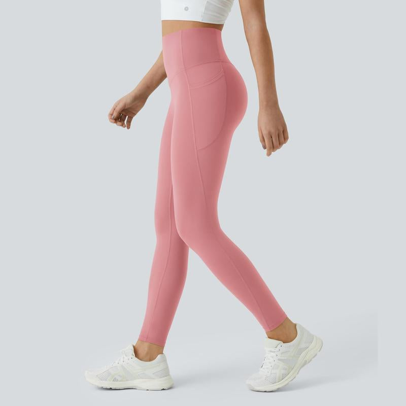 High-Waisted Tummy Control Ultrasculpt Leggings with Side Pockets
